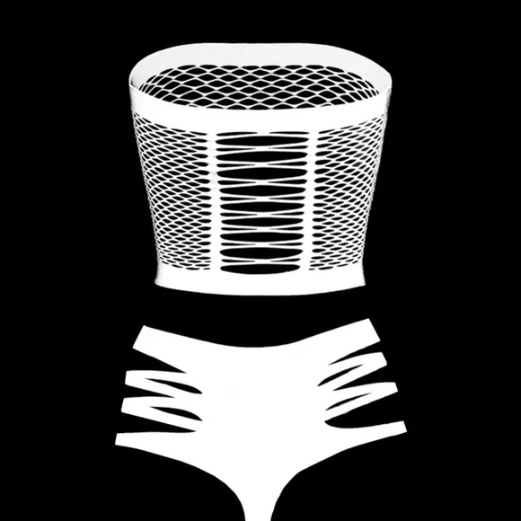 Women Fishnet Hollow Out Backless Lingerie - Picture 3 of 6